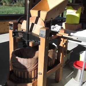 Malcolm McKenzie’s cider press