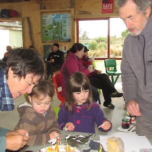 Making Rainbow Warrior flags